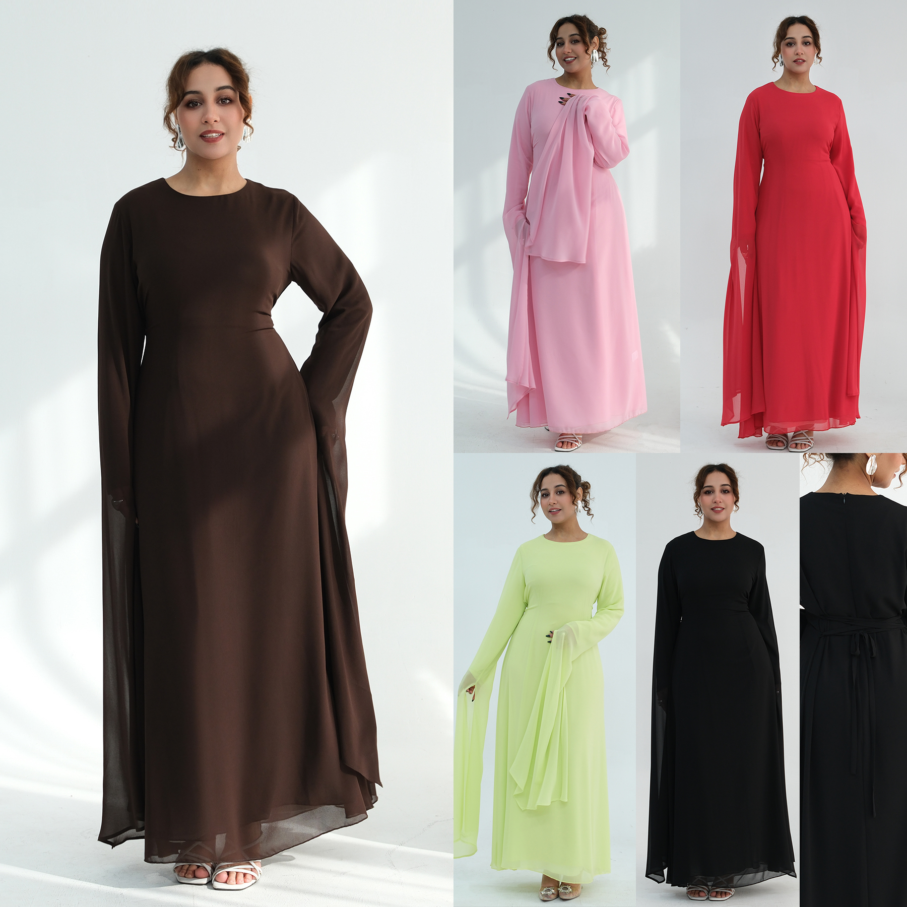 Deals Muslim Long Dress Chiffon 2k+ | Alibaba.com