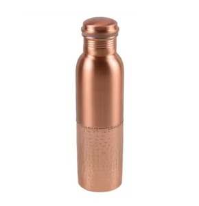 100% pure copper bottle | Eco-friendly metal water bottle for daily hydration, detox | Bulk deals available - Product Image 1