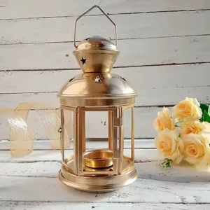 Farol de Vidrio Indio Hecho a Mano, Decoración de Alta Calidad para el Hogar en Ramadán - Product Image 6