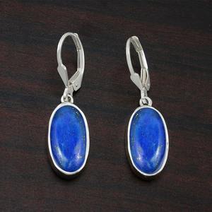 925 <b>Solid</b> Sterling <b>Silver</b> Opal Gemstone Rose Gold Plated Trendy Simple Oval Shape Drop <b>Earrings</b> Women's Jewelry - Product Image 4