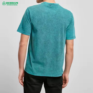 T-shirts décontractés pour hommes, dernière collection, couleur unie, avec logo personnalisé sur le devant, polyester/coton, respirants et à séchage rapide - Product Image 1