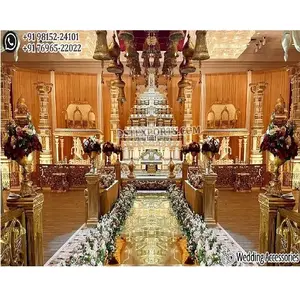 TesCustomizationKnow your supplierサプライヤーからの製品説明Gopuram Temple Stage Designs For Wedding Grand Tamil We