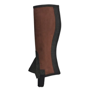 Direct Factory Horse Riding Half Chaps Custom Leather Western Style Equestrian Half Amara Chaps Nouveau design - Product Image 3