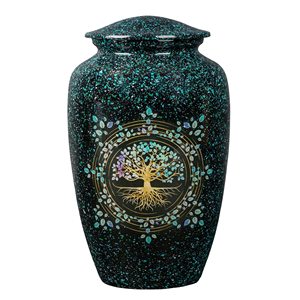 Hot Selling Handcrafted Urn Large Size Unique Tree of Life Design Cremation Urns for Human or Pet Ashes - Product Image 3