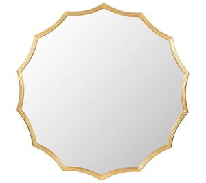 Miroir de forme ronde décoratif de mur de conception de fleur faite à la main pour la maison miroir de mur en métal pour la décoration à la maison décor de salon - Product Image 4