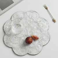Nouveau design 2026 – Set de table festonné en nacre et coquille de Capiz pour centres de table de mariage et décorations de table au Vietnam