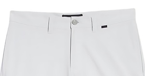 กางเกงขาสั้นผ้าฝ้ายทอลายทแยงพร้อมกระเป๋าสำหรับสวมใส่ในฤดูร้อน - Product Image 3