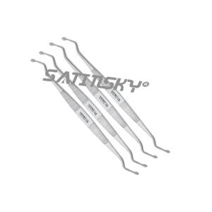 Curette à os Hemingway 18CM Instruments chirurgicaux dentaires en acier inoxydable Instruments en acier inoxydable fabriqués avec AISI 420 - Product Image 4