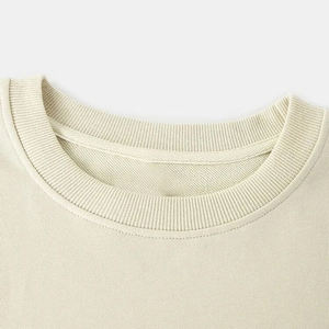 2025 personalizado hombres sólido Casual Hip Hop Streetwear manga larga cuello redondo sudadera en relieve 3D patrón bordado sudaderas con capucha - Product Image 5