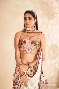 Lehenga Choli de haute qualité de l'inde dernière tenue ethnique Lehenga de mariage et de fête pour dames - Product Image 5