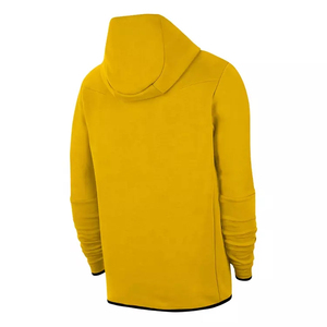 Logo de broderie personnalisé Streetwear sweat à capuche coton polyester Tech polaire sport fermeture éclair sweats à capuche et pantalons survêtement pour hommes - Product Image 6