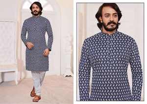 Kurta Pajama Clásica de Lino de Color Sólido para Hombre, Estilo Simple y Elegante, Prenda Cómoda para Uso Diario Informal, Ideal para Bodas - Product Image 2