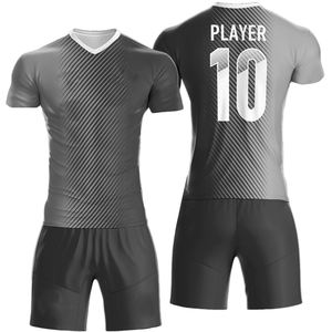 Trajes de sublimación de entrenamiento de fútbol para hombres jóvenes personalizados ropa deportiva uniformes en blanco vestido ropa de fútbol Conjunto de camiseta de fútbol - Product Image 6
