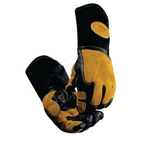 Gants de soudage en cuir XL avec revêtement en latex anti-impact et anti-coupure Protection de travail résistante aux produits chimiques à usage général - Product Image 1