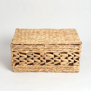 Caja de Jacinto de Agua de Tejido Abierto, Caja de Almacenamiento Hecha a Mano, Ecológica, Natural, Decoración para el Hogar, Venta al por Mayor desde Vietnam - Product Image 3