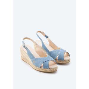 Sandali con zeppa in tela in edizione limitata Llansa - Product Image 5