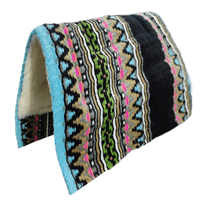 Tapis de selle en laine haute densité de qualité supérieure pour les chevaux Couches respirantes et confort supérieur pour la performance de l'équitation Doublure en tissu - Product Image 2