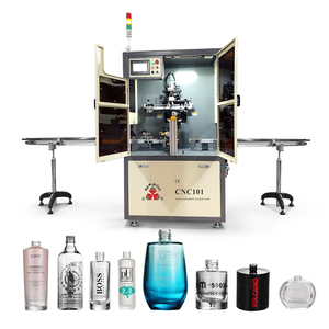 CNC101 Automatic Tube Printing Machine Glass Bottle Screen Printing Machine CNC Screen Printer