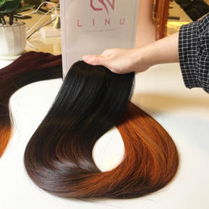 <b>Top</b> Style <b>Silky</b> 100% Raw Human Hair Extensions High Quality Raw Vietnamese Hair Vendor DHL Delivery Wave Bundle - Product Image 3