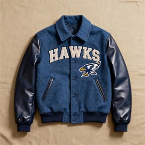 เสื้อแจ็คเก็ตวาร์ซิตี้ผู้ชายแบบลำลองสั่งทำพิเศษ คอตั้ง คุณภาพพรีเมียม  มีจำหน่ายหลายสี - Product Image 4