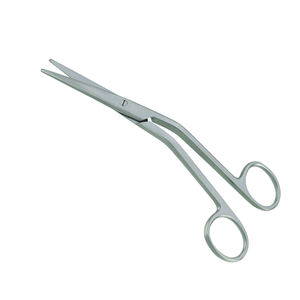 Tijeras nasales para botella de acero inoxidable de 16 cm de grado quirúrgico, tijeras dorsales angulares para botella, base Manual, instrumentos quirúrgicos - Product Image 4