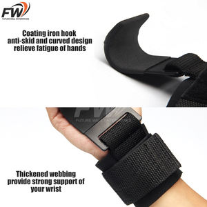 Crochets de levage de poids pour haltères, prix usine OEM, pour entraînement en salle de sport, fitness, musculation et powerlifting - Product Image 6