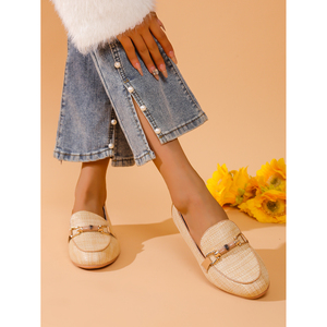 Chaussures Plates Élégantes et Sexy pour Femme en Cuir Véritable, Mocassins de Ballet à Bout Pointu pour l'Automne et le Bureau, à Enfiler pour les Soirées - Product Image 6