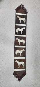 โต๊ะวิ่งทำจากหนังวัวแท้สไตล์วินเทจสำหรับตกแต่งบ้าน - Product Image 4