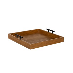 Bandeja de madera hecha a mano para oficina en casa Mezcla perfecta de estilo y artesanía ecológica Decorativa y hecha a mano - Product Image 3