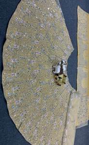 Conjunto de bordado Georgette Lehenga Dupatta paquistaní indio étnico tradicional confeccionado para fiesta de ocasiones especiales de verano - Product Image 3