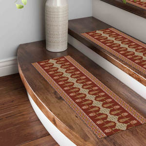 Tapis d'escalier imprimé, motif Kilim, aztèque, ethnique, moderne, doux, personnalisé, tapis à marches - Product Image 4
