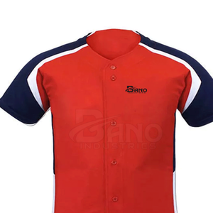 Uniforme de baseball de haute qualité pour hommes et jeunes, ensemble de manches courtes, conception personnalisée, vêtements de sport unis - Product Image 3