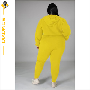 ชุดวอร์มแอคทีฟขนาดใหญ่พิเศษสำหรับผู้หญิงเนื้อนุ่มยืดหยุ่นและเหมาะสำหรับกีฬาและสันทนาการ - Product Image 2