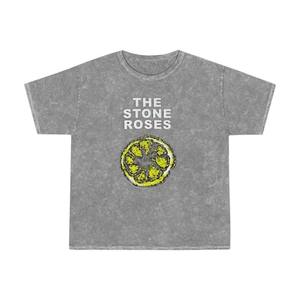 Camiseta personalizada con lavado de ácido para mujer, remera personalizada con Logo Grunge para Festival - Product Image 6