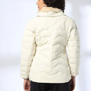 Veste en duvet pour femmes Veste respirante Manteau à bulles Femmes Manches longues Fermeture éclair épaisse Vestes à bulles - Product Image 3