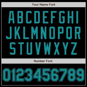 Personalizado negro verde azulado bombardero Varsity Letterman cremallera chaqueta cortavientos Streetwear vintage hombres Varsity chaqueta - Product Image 3