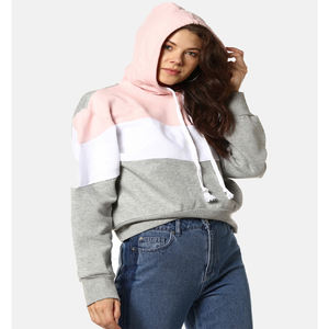Meilleure vente sweats à capuche en polaire à capuche d'hiver pour femmes en coton respirant Service OEM à séchage rapide Logo avant Design anti-rides uni - Product Image 3