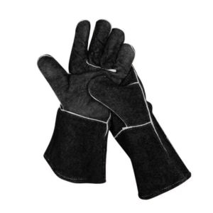 High Quality Cowhide Split Leather Safety Gloves Heat Resistant <b>Spark</b> Hand Protection Heavy Duty for Firefighting Welding - Product Image 5