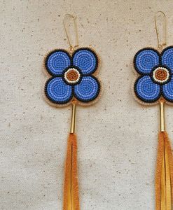 HF Crafts 'New Fashion Boho Flower Boucles d'oreilles perlées Boucles d'oreilles de graines de riz faites à la main pour une utilisation décorative de fête - Product Image 3