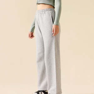 Premium Quality Custom <b>Women's</b> Regular Fit <b>Trousers</b> Breathable Soft <b>Fleece</b> Flat Front Winter-Classic Trendy Elastic Casual 100% - Product Image 3