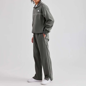 Ensemble de survêtement deux pièces pour homme, idéal pour l'entraînement et le jogging hivernal, haute qualité, 100% coton épais et écologique - Product Image 3