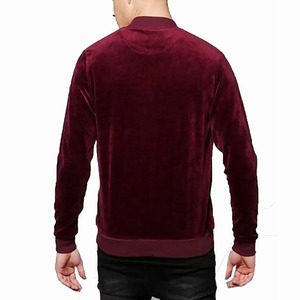 Unisex High Quality Canvas Bomber <b>Jacket</b> <b>Mandarin</b> <b>Collar</b> Customizable Wholesale Fashion Wear Latest Design Front Logo Placement - Product Image 2