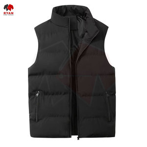 Gilet matelassé pour homme, couleur personnalisée, logo en tissu, OEM ODM, sans manches, chauffe-corps, fabricant en gros - Product Image 4