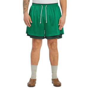 Pantalones Cortos Deportivos de Malla de Poliéster para Hombre de la Mejor Calidad, Hechos a Medida, Ligeros, Talla Grande, Color Sólido Medio, Lavados, Ecológicos y de Secado Rápido - Product Image 4