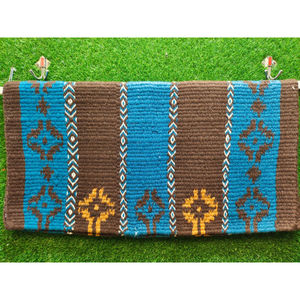 Couverture de selle Western Show Horse Design néo-zélandais Couverture de selle en laine faite à la main Top Tapis de selle en laine Taille - Product Image 1