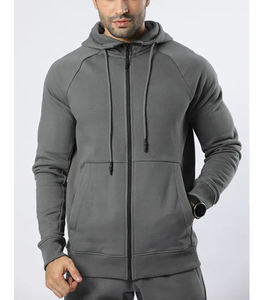 Venta al por mayor de chándal para hombre, conjunto de entrenamiento de rayas personalizado, chaqueta con cremallera, pantalón de gimnasio, chándal en blanco, Conjunto de jogging con cremallera - Product Image 1
