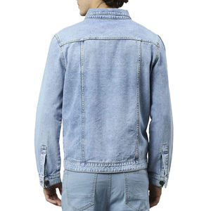 2025 Vente en gros de vestes en jean streetwear de luxe pour hommes avec logo personnalisé de haute qualité et à bas prix Vente en gros Service OEM pour l'hiver - Product Image 4