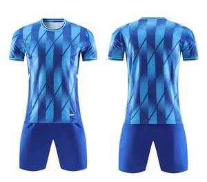 2025 uniformes d'entraînement pour adultes enfants maillots de Football ensembles courts grande taille vêtements de sport vierges pour hommes garçons chemises de Football - Product Image 2