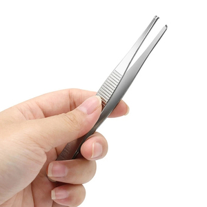 Pinzas rectas para instrumentos quirúrgicos veterinarios profesionales Frazier para uso médico, pinzas de tela para pulgar con tubo de succión - Product Image 6