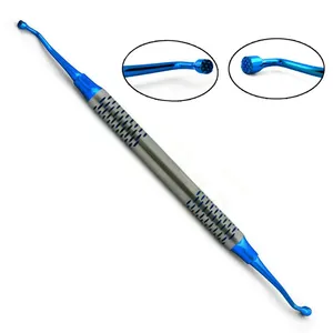 Juego de Instrumentos Quirúrgicos Manuales para Injertos Óseos Dentales, Certificado CE, Acero Inoxidable, 4 Piezas - Product Image 4